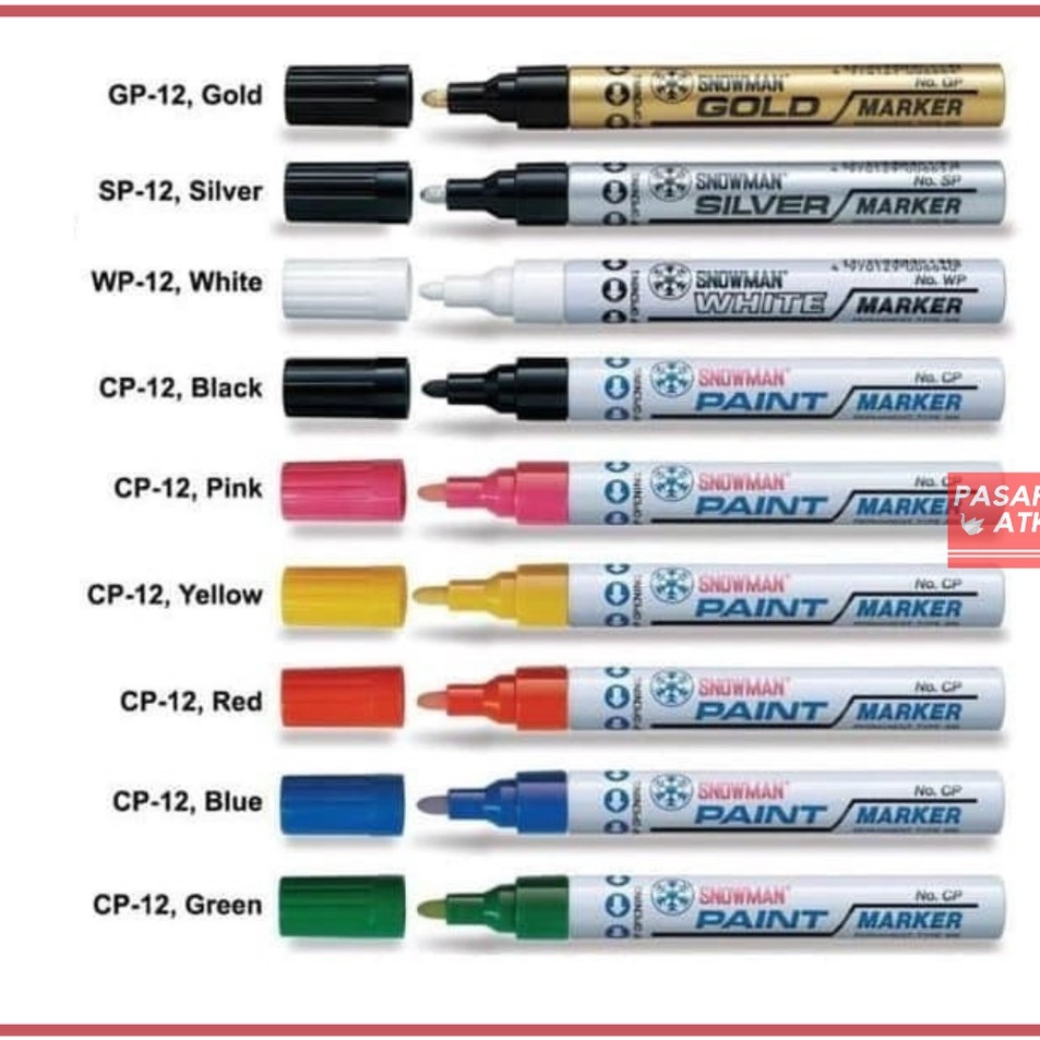 

MMGY9293 Spidol SNOWMAN paint marker (pcs)