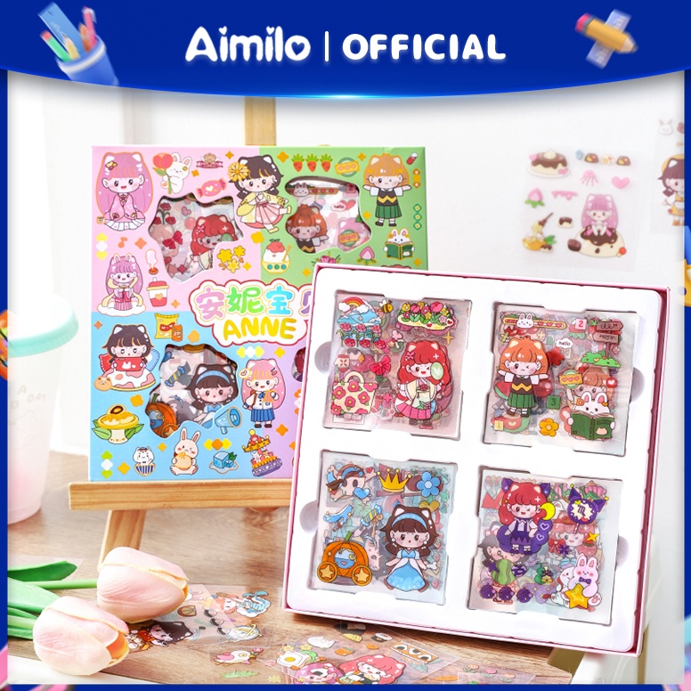 

ZQZP1690 [READY] Aimilo Stiker 100 Lembar Buku Jurnal Stiker Momo Lucu Anak Stationery Alat Tulis Perlengkapan Sekolah