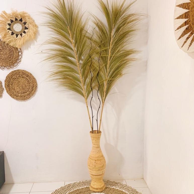 PAKET LENGKAP DEKORASI RAYUNG + VAS GUCI ROTAN