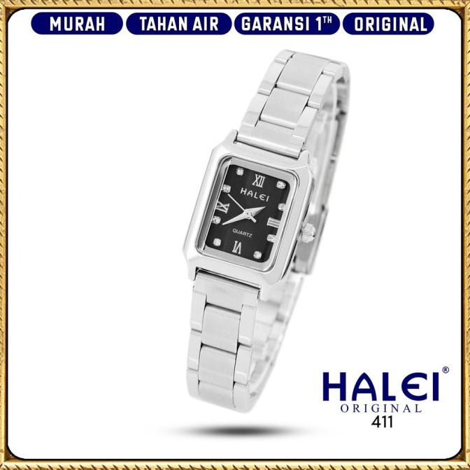 HALEI WATCH JAM TANGAN WANITA CEWEK PEREMPUAN ORIGINAL RANTAI TRIHANDAYANI570