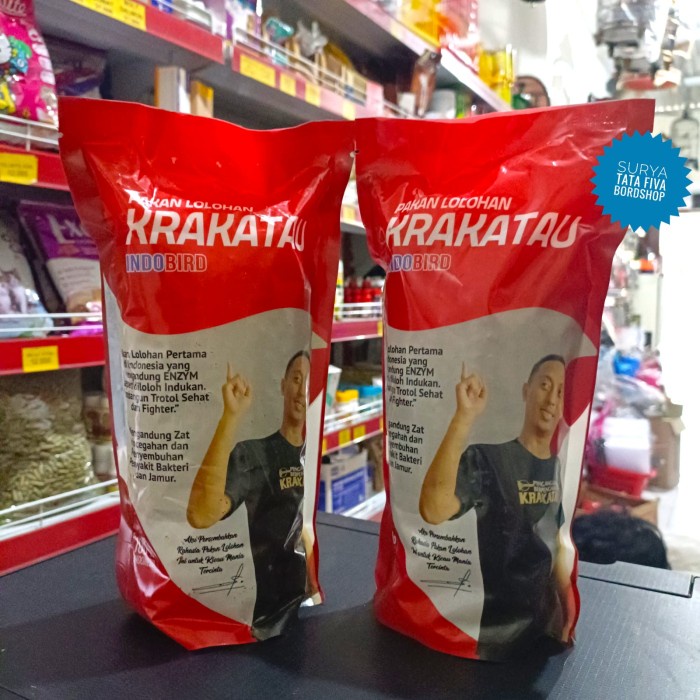 VOER LOLOHAN KRAKATAU 450GRAM VOER LOLOHAN UNTUK BURUNG MURAI BATU