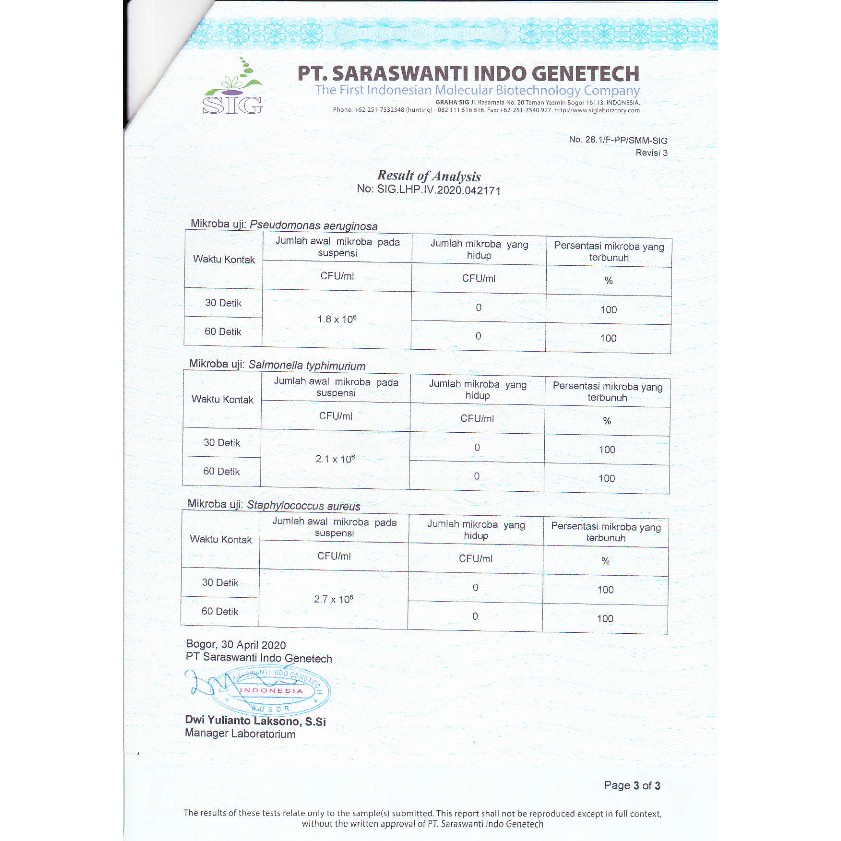 Prokleen Disinfectant Antiseptik Konsentrat Cairan Desinfektan 1L