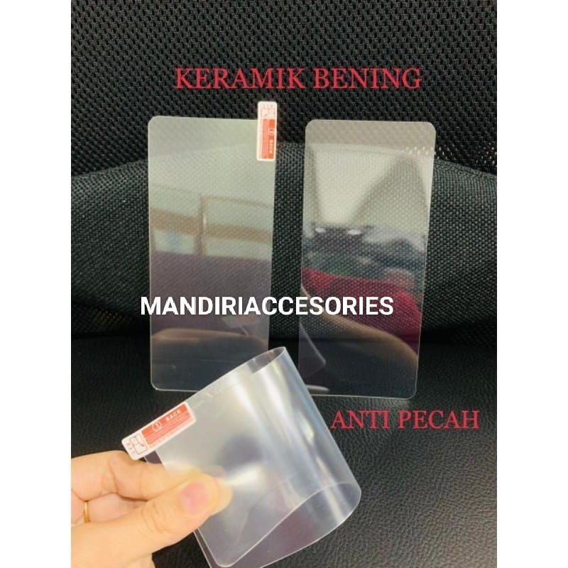 CERAMIC CLEAR ADVAN G5 G5 PLUS G9 PRO G9 GX NASA PRO BENING ANTI GORES CERAMIC FILM  SOFT FLEXIBLE S