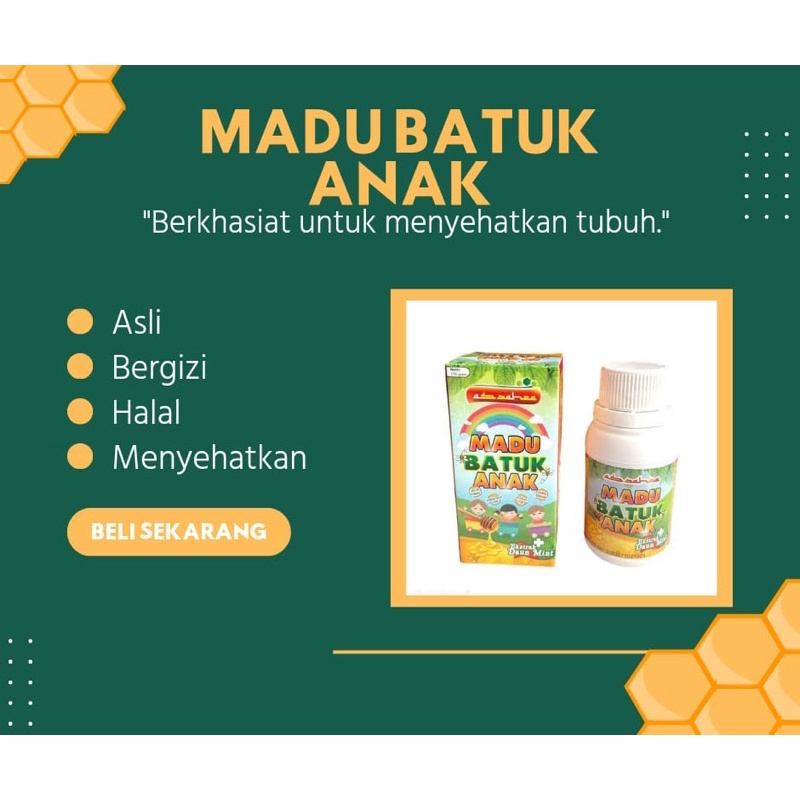 

Madu batuk anak