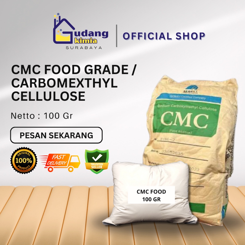 

CMC / Carboxmethil Cellulose / Food Grade 100 GR