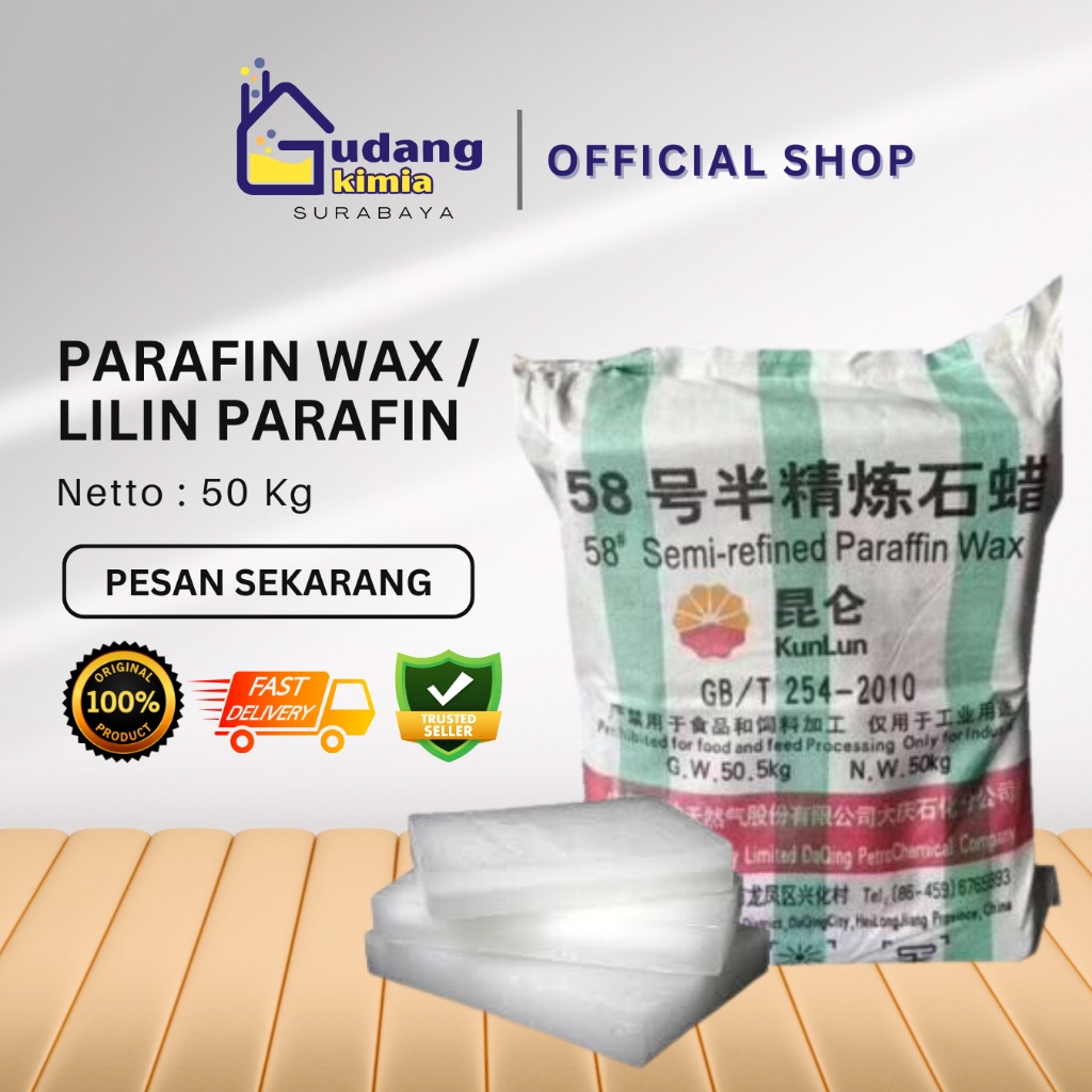 Paraffin Wax / Lilin / Parafin / Candle Wax 1KG