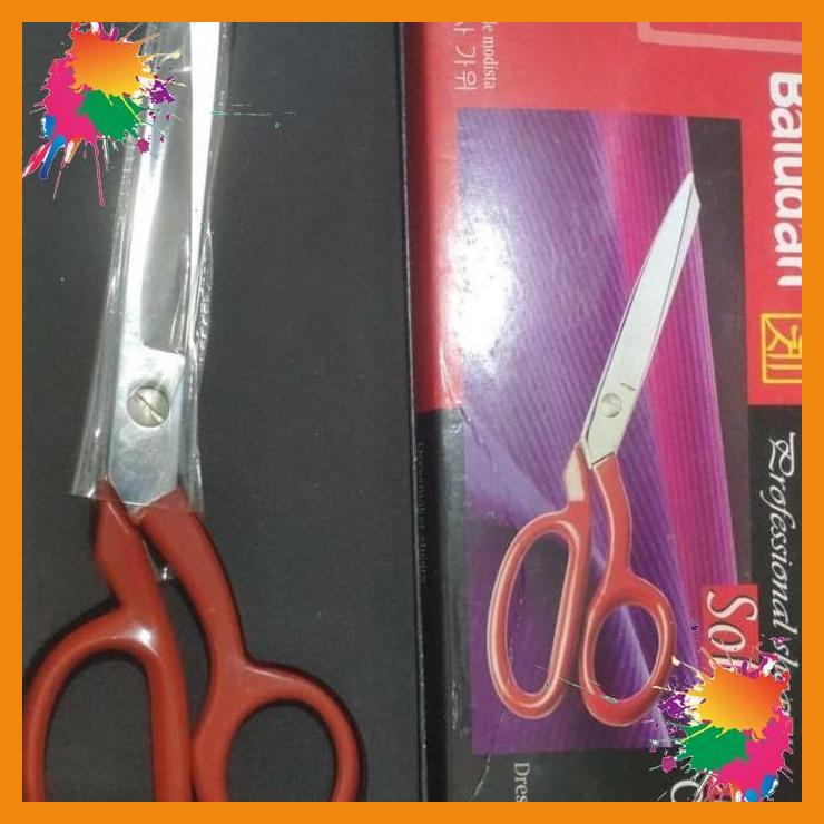 

GUNTING KAIN MERK BALUDAN SOLINGAN QUALITY 8 INCH - MERAH [PKV]