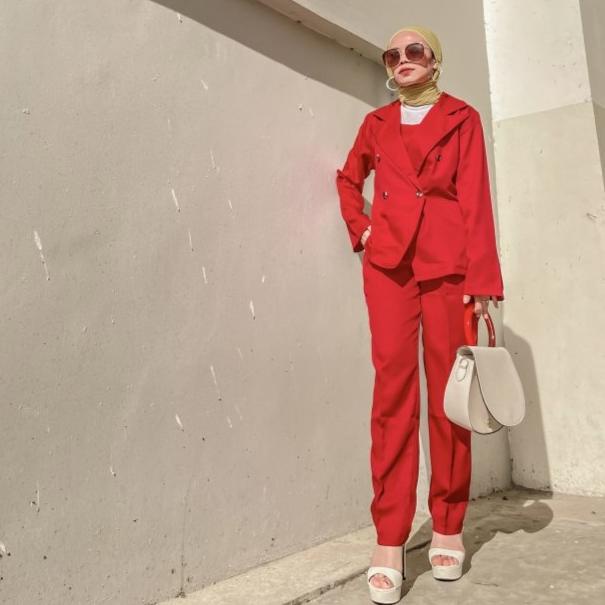 Michael's Collection - Blazer Wanita Set + Celana Panjang Hijab 5606