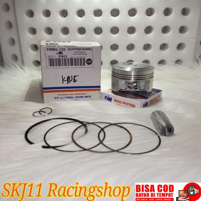 New Piston Kit Fim 81 Cbr 150 Old Mio Std Os 63.5 64 64.5 65 65.5 Pen 15 Diskon