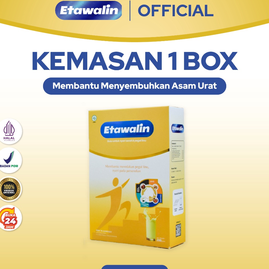 

SNLW1866 Etawalin Susu Kambing Etawa Untuk Asam Urat Original 1 Box