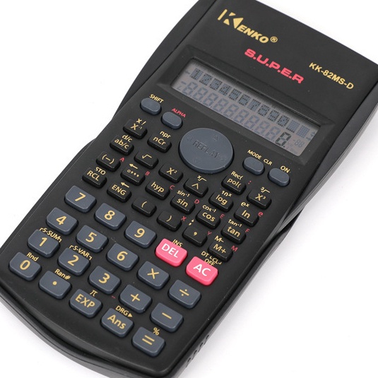 

MFJD5531 Kalkulator Sekolah Scientific KENKO 82MS 10 Digit - Calculator Ilmiah Ujian Sin Cos Tan