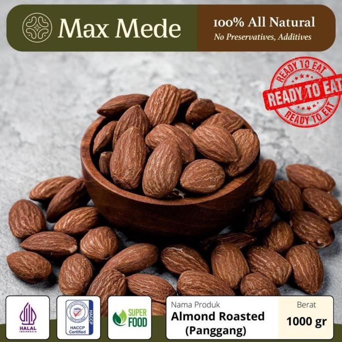 

ADA MAX MEDE - KACANG ALMOND UTUH OVEN PANGGANG MATANG KUPAS 1KG / MAYANGSARI22054