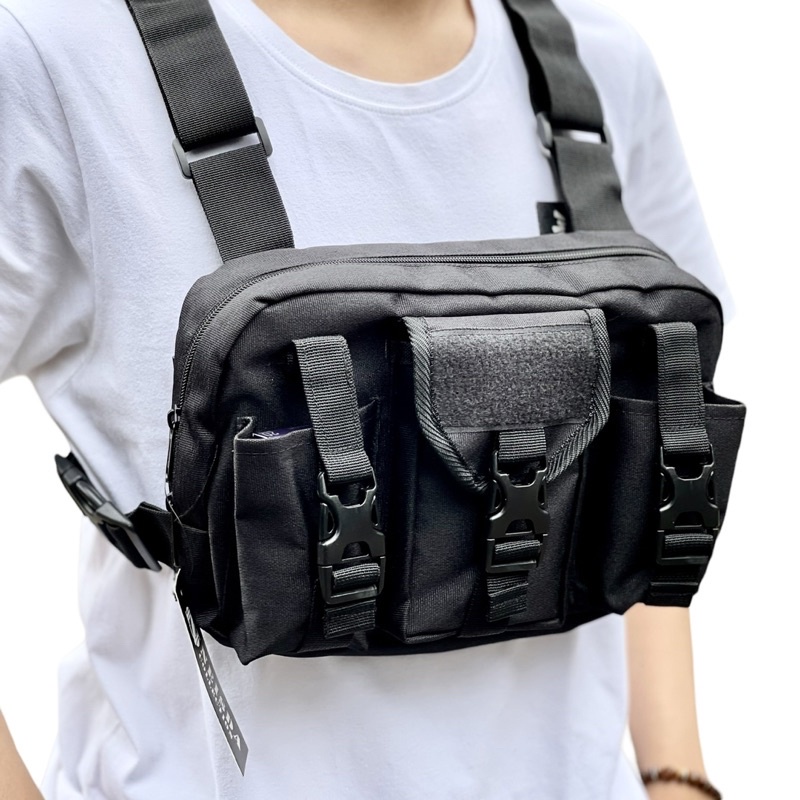 Tas Dada Rompi Pria Neisda / Tas Dada Tactical Pria / Chest Rig Bag Neisda Waterfall