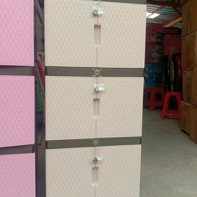 +++++] Lemari Plastik Murah Renata mini susun 3