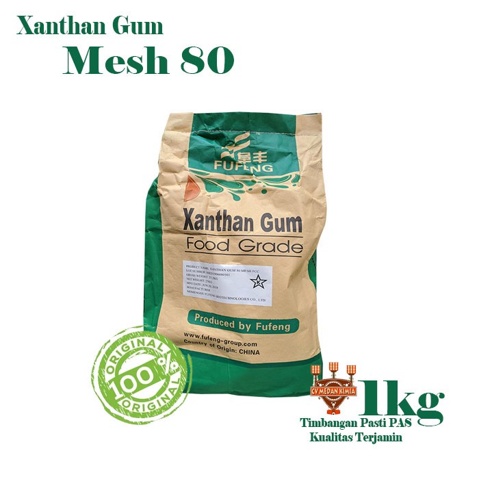 

Terlaris Xanthan Gum Food Grade Mesh 80 Ex Fu Feng Mesh80 Original Asli Murah