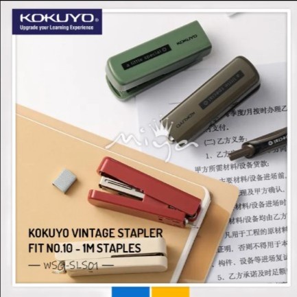 

Terlaris Kokuyo Wsg-Sls01 Vintage Compact Stapler - Fit A Little Special Series