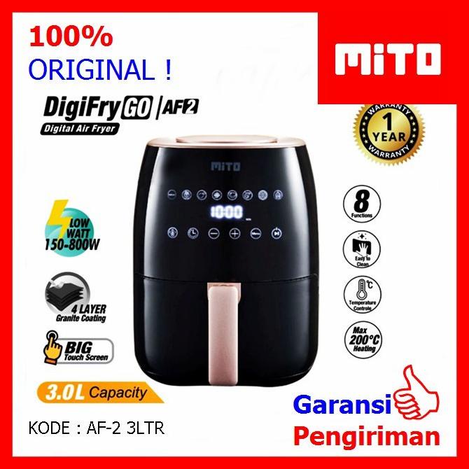 *#*#*#] Air Fryer Digital Mito AF2 Mito Air Fryer AF 2 Kapasitas 3 Liter