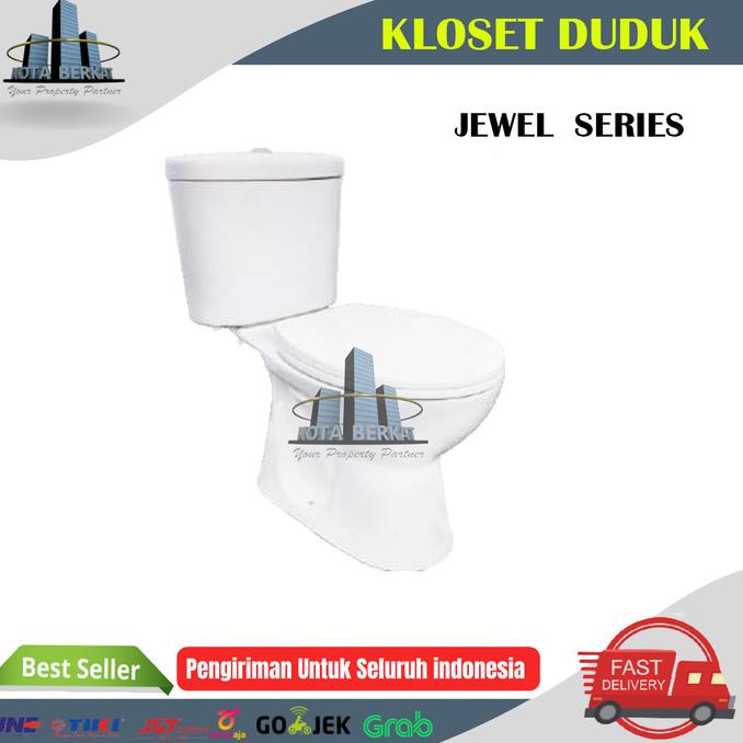 :<:<:<:<] CLOSET DUDUK/ WC DUDUK TRILLIUN WARE - JEWEL SERIES