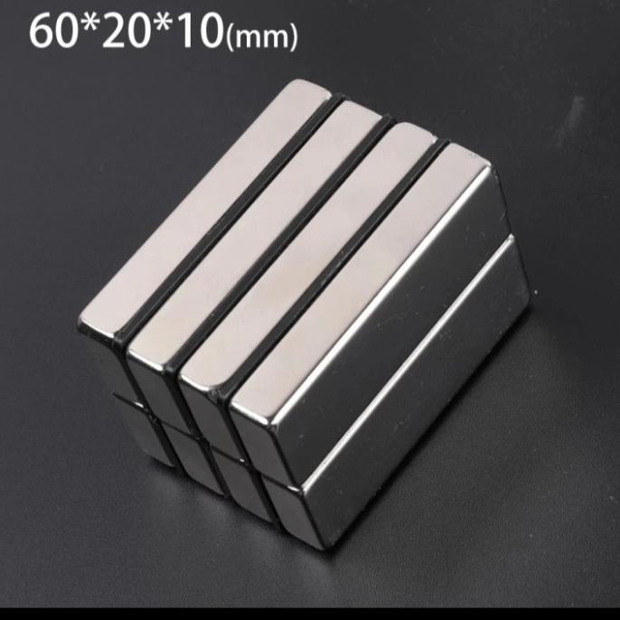 Magnet Neodymium N52 60Mmx20Mmx10Mm 60X20X5Mm Original