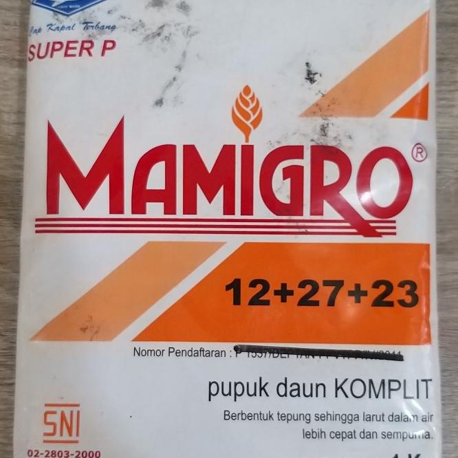 ------] Pupuk daun komplit MAMIGRO Super P 1kg