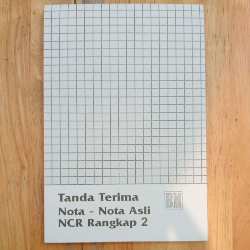 

buku tanda terima 2 ply merek BM