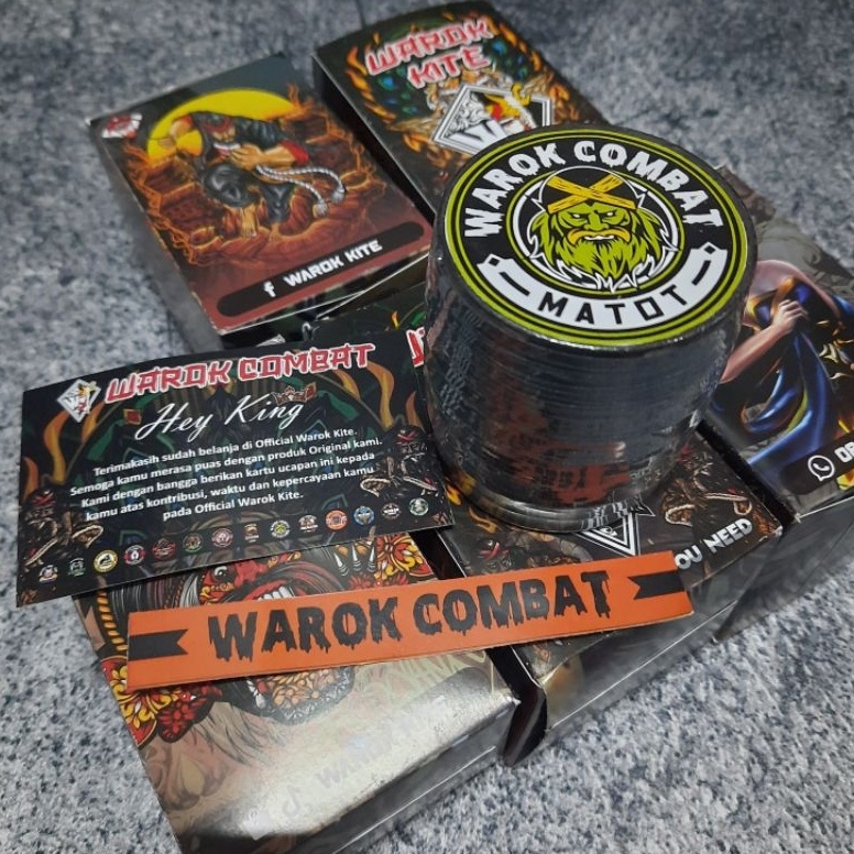 ZYQZ3744  Senar Gelasan Layang Layang Matot WAROK COMBAT