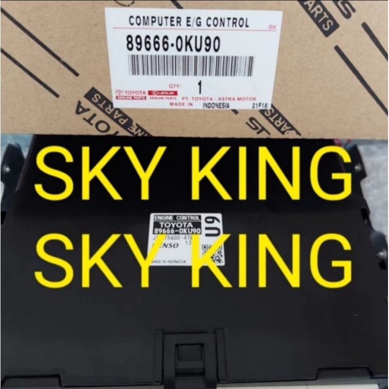 ECU ECM Komputer Computer Engine Control Module Modul Mesin Toyota Fortuner VRZ Fortuner SRZ Bensin 