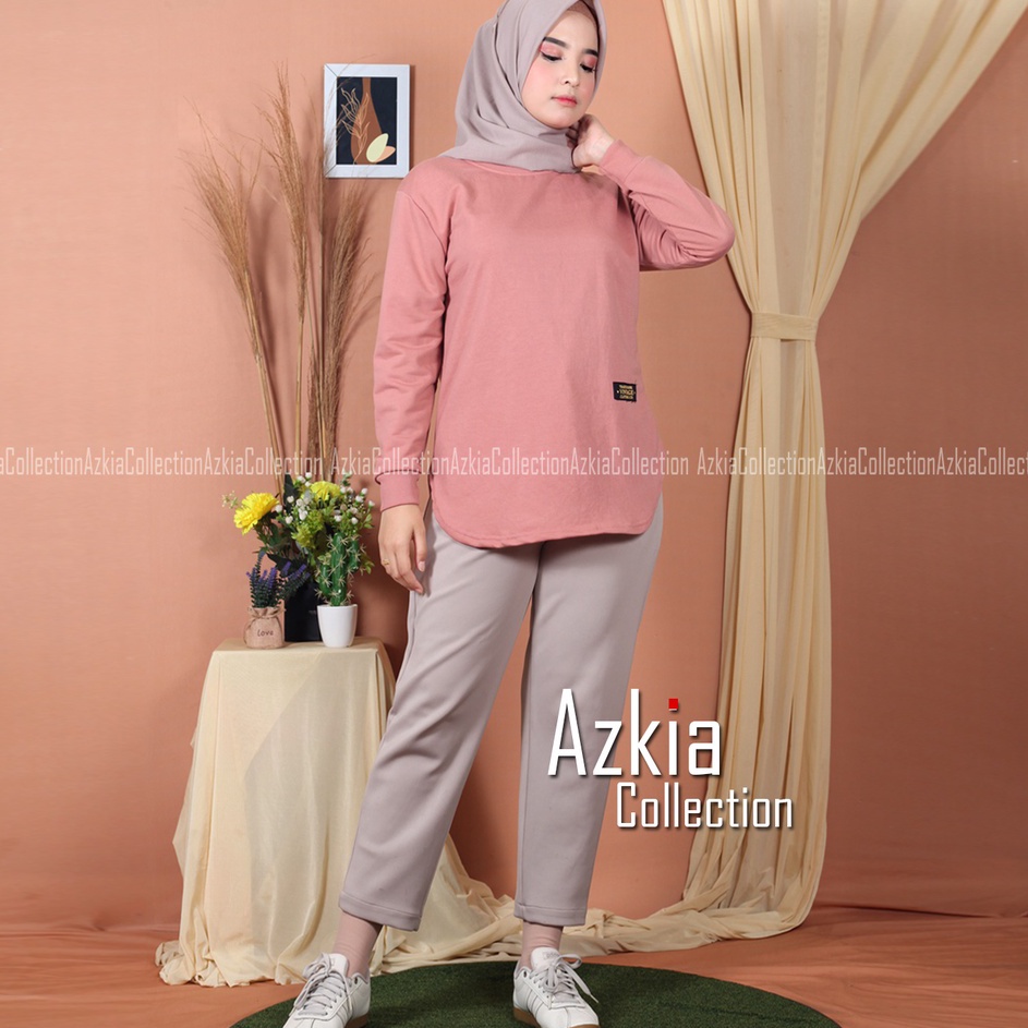 Ready Stock.. KAOS WANITA TANGAN PANJANG OVAL