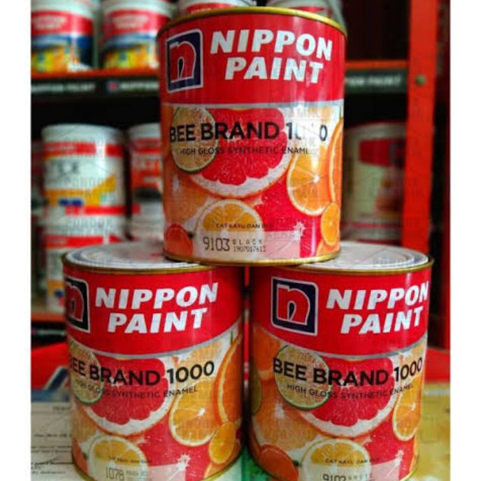 

[D90✔] CAT MINYAK UTK KAYU & BESI NIPPON BEE BRAND 1000 (READY SEMUA WARNA)!