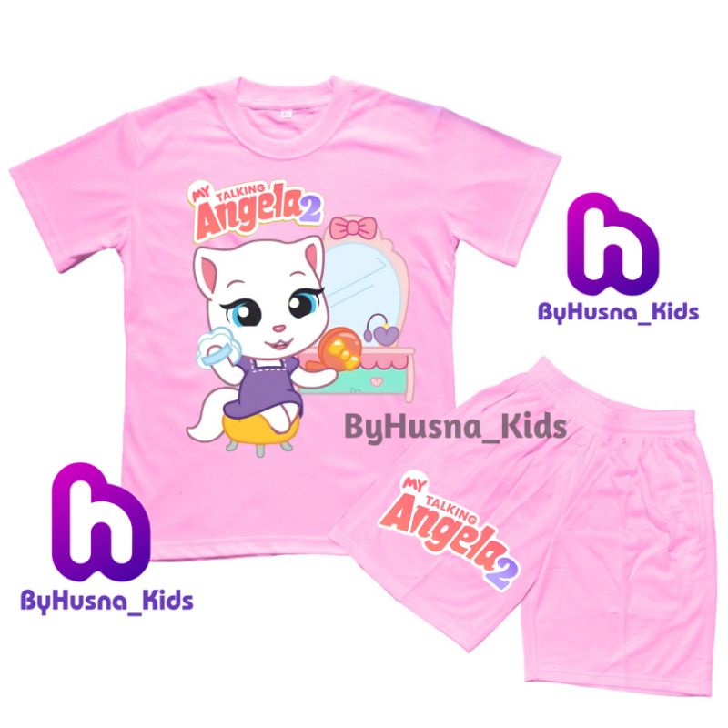 SETELAN MY TALKING ANGELA  BAJU ANAK KAOS ANAK TALKING TOM HEROES TALKING TOM AND FRIENDS ATASAN ANA