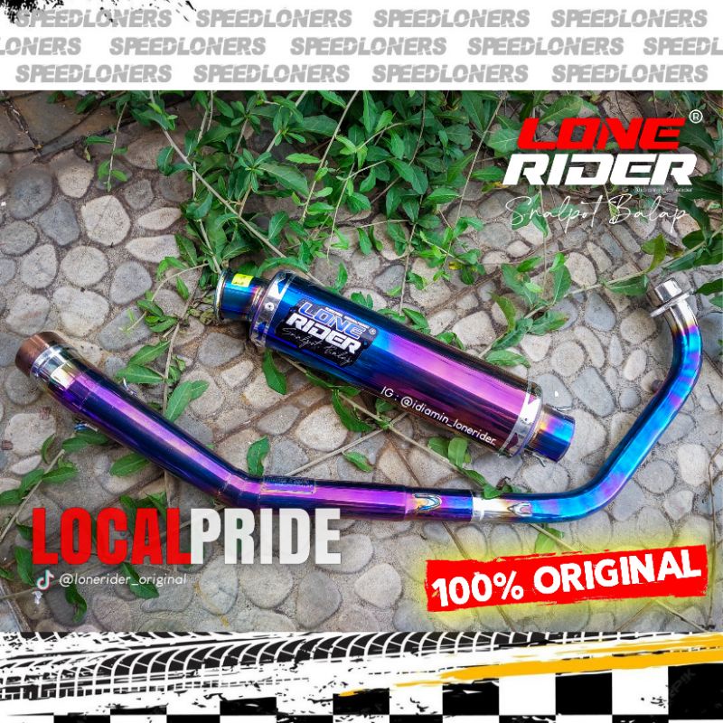Knalpot Lone Rider NCB - LONE RIDER ORIGINAL - Road Race Bluemoon - NCB / NEW CB150R
