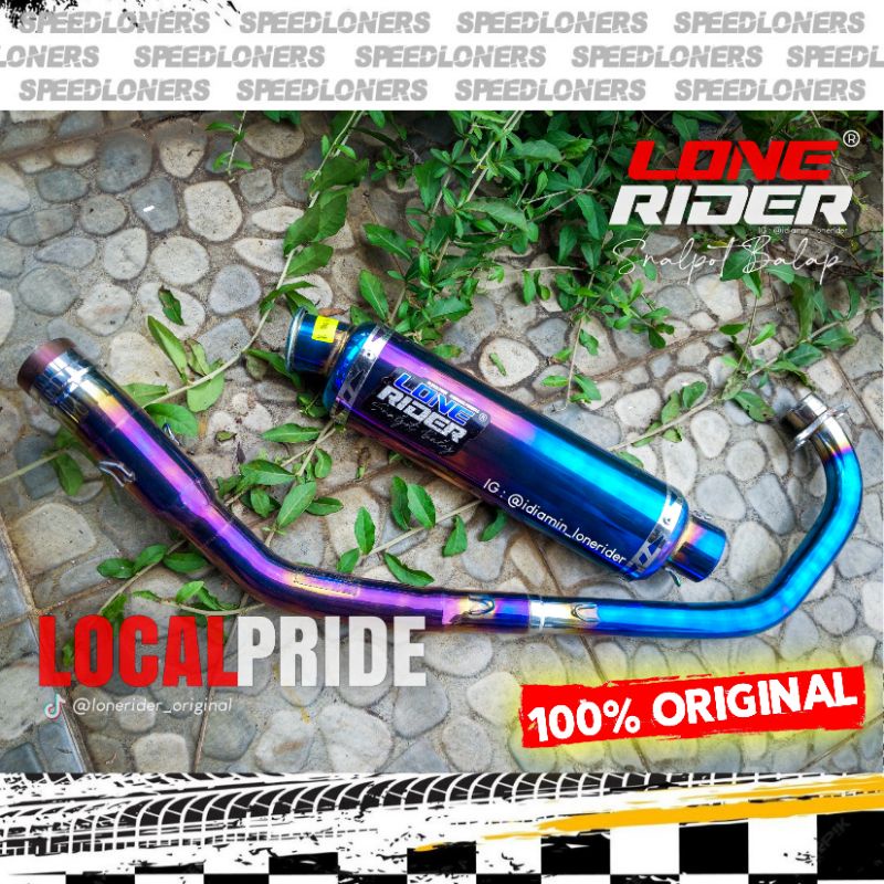 Knalpot Lone Rider CBR - LONE RIDER ORIGINAL - RR - Road Race Bluemoon - CBR 150R OLD - OCB - CB 150