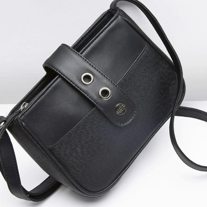 TAS SOPHIE MARTIN AMARANTE SOPHIE PARIS SELEMPANG WANITA KULIT HITAM