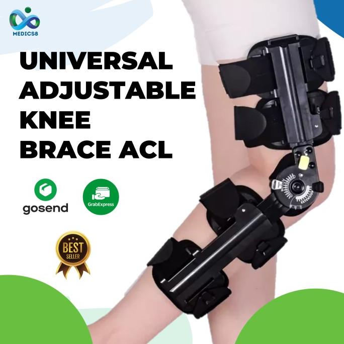 Universal Adjustable Knee Brace ACL / Penyangga Terapi Lutut