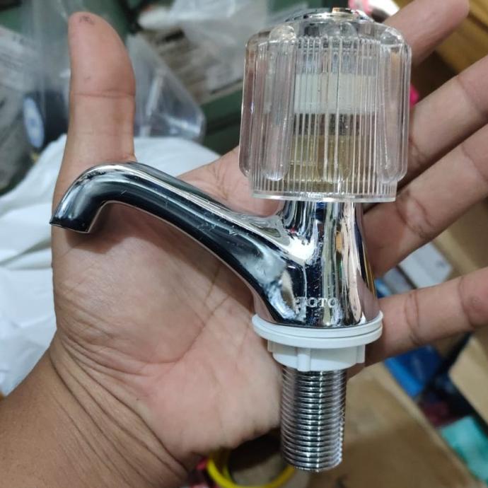 %$%$%$%$] Kran Wastafel Toto T205MB | kran wastafel putar Toto (bekas)