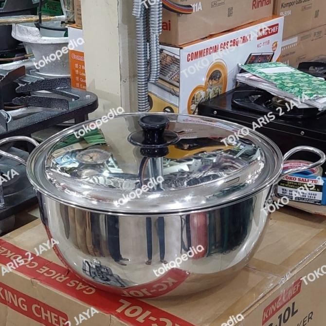 (:(:(:(] PANCI STAINLESS MASPION SUPER TEBAL 36 CM|PANCI STAINLESS KUPING BESAR