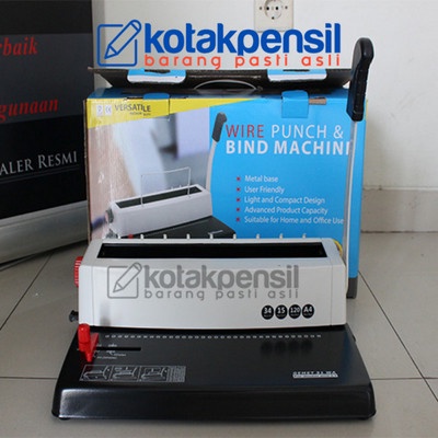 

Mesin Jilid Spiral Kawat GEMET 31 WA (A4, 3:1)