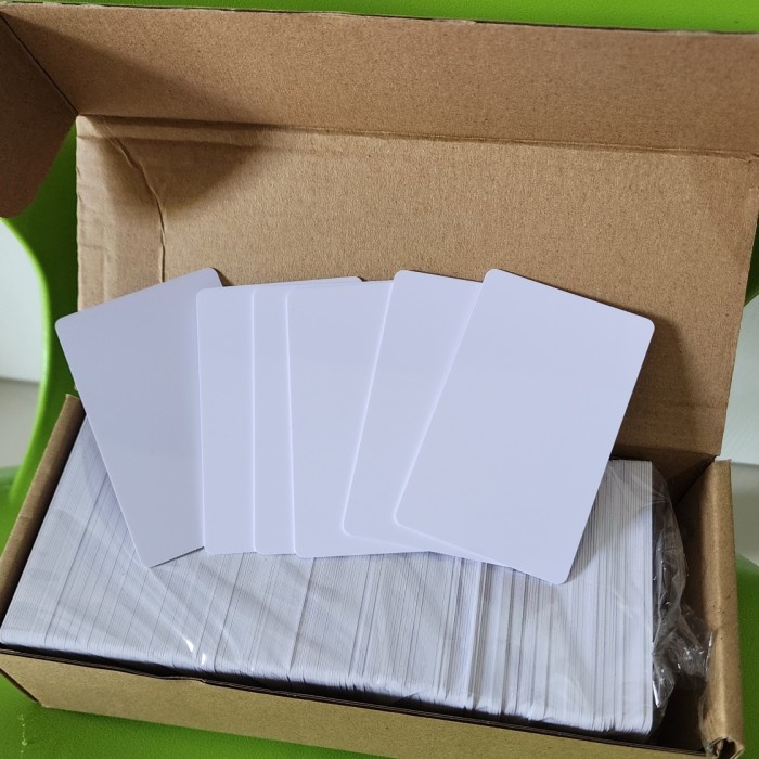 

Kartu PVC Blank / PVC Card Polos CR80 No Chip isi 250 pcs ( 1 Box )