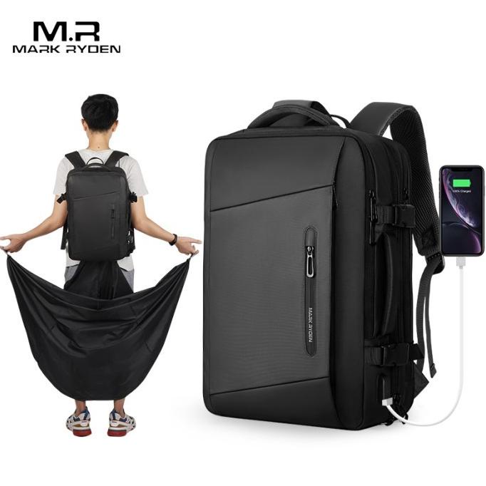 Mark Ryden Tas Ransel Laptop Kerja Pria USB Raincoat 17 Inch MR9299
