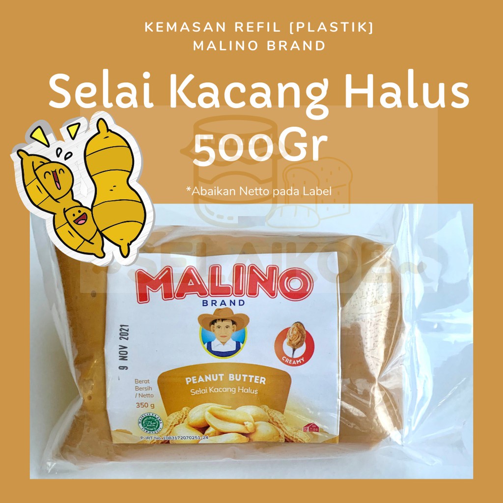 

Selai Kacang Halus Peanut Butter Creamy 500Gr - Malino Brand