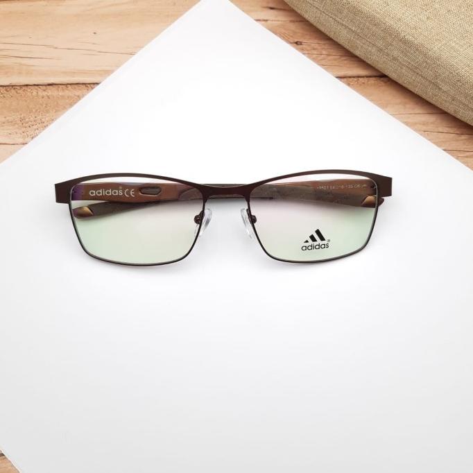 frame kacamata sport pria titanium anti radiasi adidas 9501