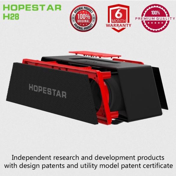 BEBAS ONGKIR Speaker Bluetooth Premium HOPESTAR H28 Original Portable Wireless Kualitas Suara Super 
