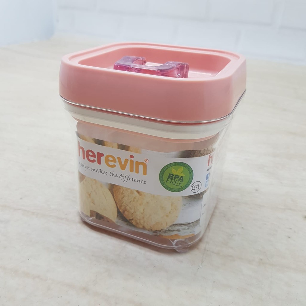Toples Herevin Tutup Vacuum/ Storage Canister 700ml 161201-500 Herevin