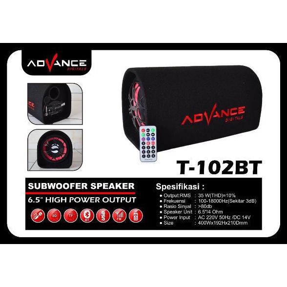 DISKON Speaker Bluetooth Advance T 102BT
