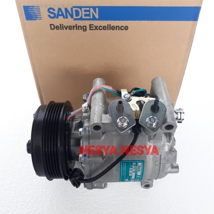compresor kompresor ac mobil honda new city gd8 1.5 i-dsi - sanden ori best