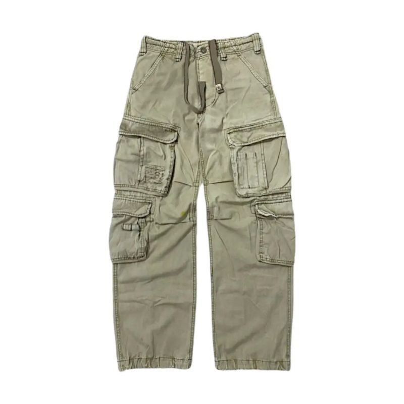 celana cargo ABERCROMBIE & Fitch x Military x Streetwear VTG cargo pants 29-31 Rare collection
