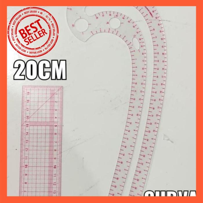 

QUILTING RULER PENGGARIS JAHIT MODEL KURVA PENGGARIS POLA BAHAN | SGW