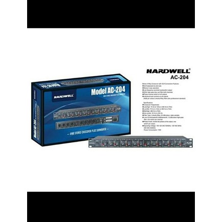 FREE ONGKIR Crossover HARDWELL AC204 Plus Subwoofer Crosover AC 204 ORIGINAL