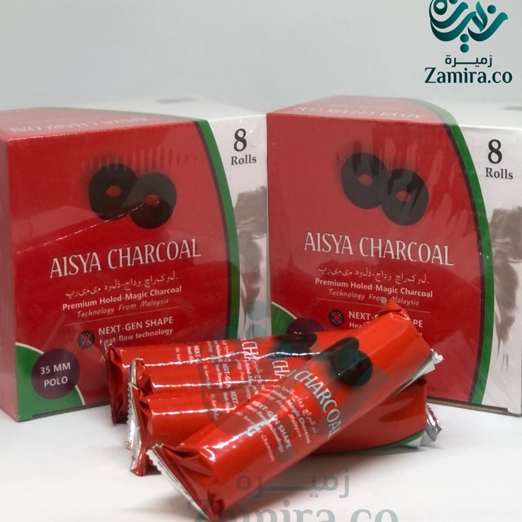 Serba Murah Arang Magic AISYAH & ARRAHAL HITAM Areng Pembakar Bukhur DUPA Charcoal Areng Magic Roll