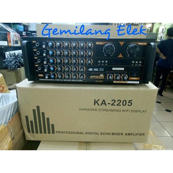 Power Amplifier Karaoke SANSUI BT-2205 Bluetooth